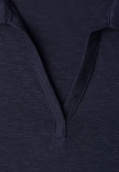 Jersey poloshirt met korte mouwen