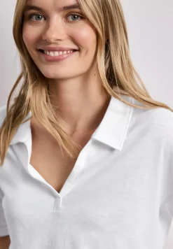 Jersey poloshirt met korte mouwen