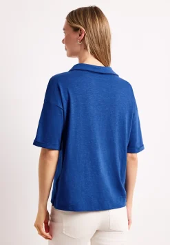 Jersey poloshirt met korte mouwen