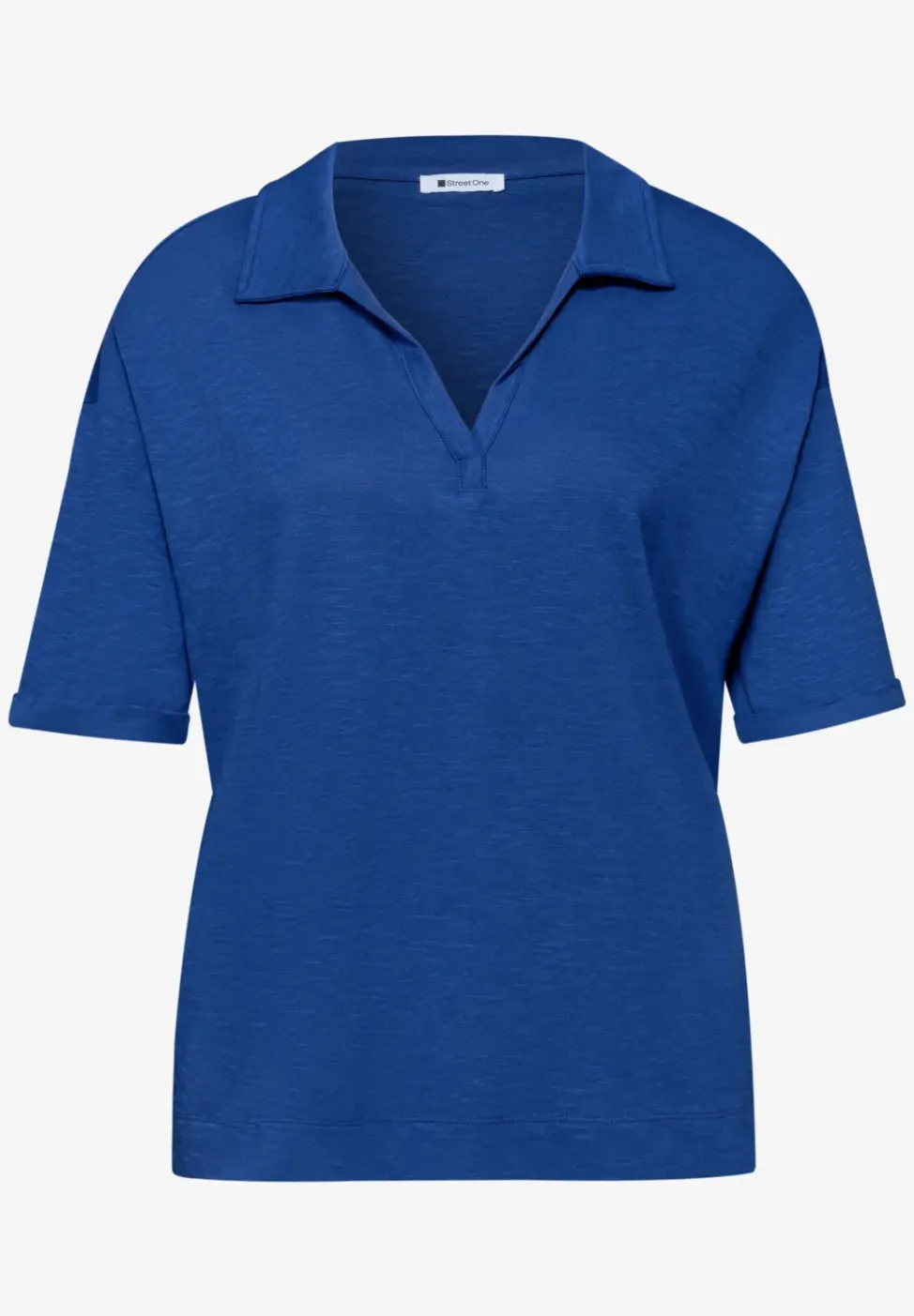 Jersey poloshirt met korte mouwen