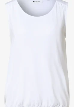 Jersey top met elastische zoom