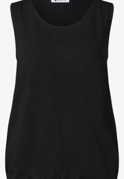 Jersey top met elastische zoom
