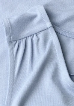Jersey top met elastische zoom