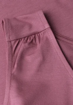 Jersey top met elastische zoom