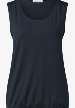 Jersey top met elastische zoom