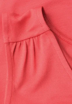 Jersey top met elastische zoom