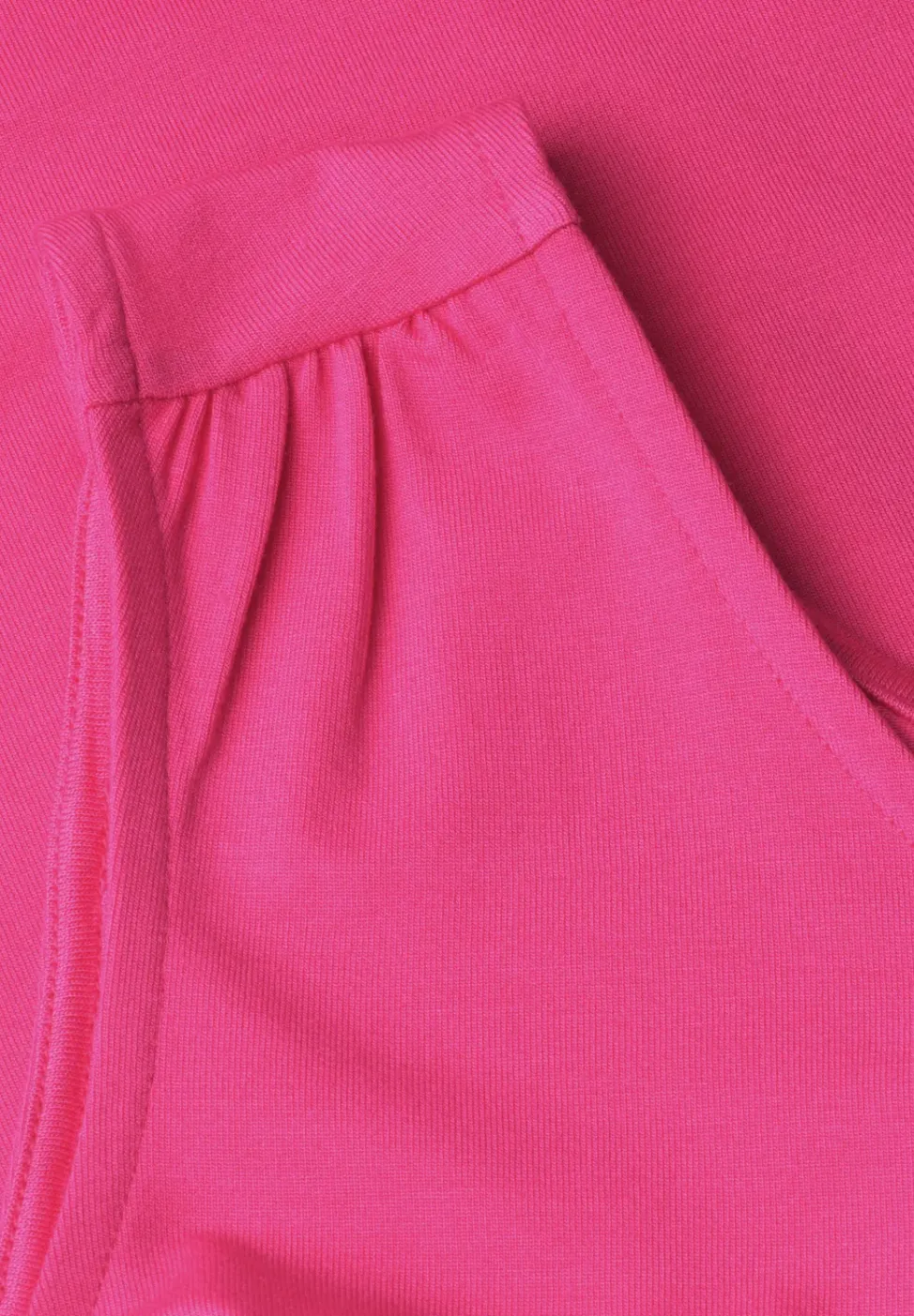 Jersey top met elastische zoom