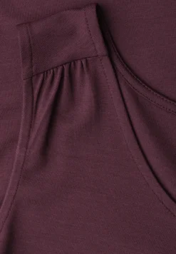 Jersey top met elastische zoom