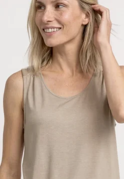 Jersey top met elastische zoom