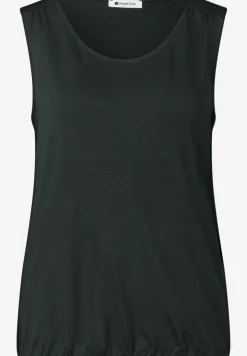 Jersey top met elastische zoom