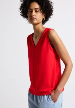 Jersey top met gehaakte details
