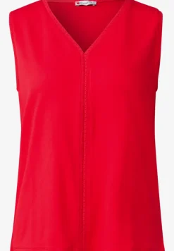 Jersey top met gehaakte details