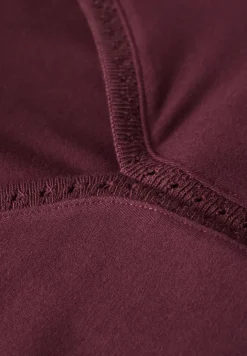 Jersey top met gehaakte details