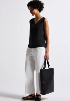 Jersey top met gehaakte details