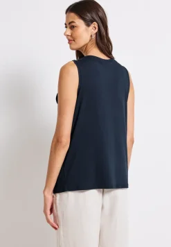 Jersey top met gehaakte details