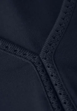 Jersey top met gehaakte details