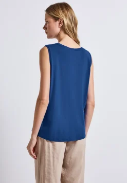 Jersey top met gehaakte details