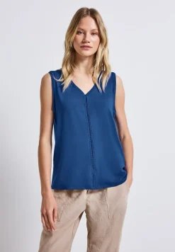 Jersey top met gehaakte details