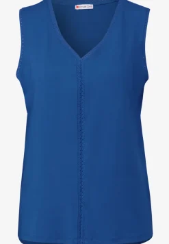 Jersey top met gehaakte details