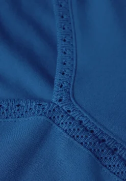 Jersey top met gehaakte details