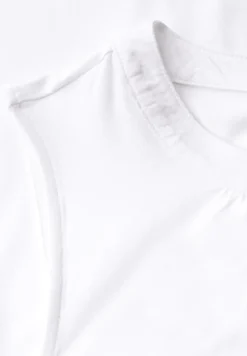 Jersey top met rimpels