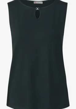Jersey top met uitsnijding
