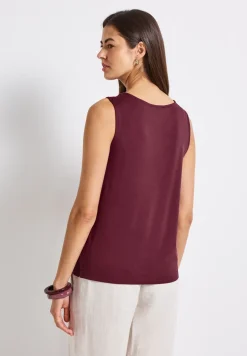 Jersey top met uitsnijding