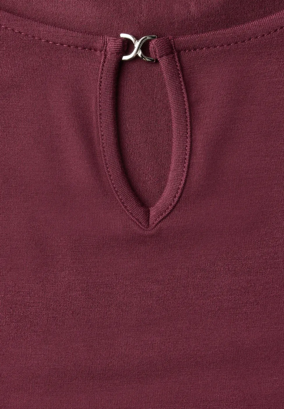 Jersey top met uitsnijding