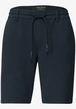 Jogg chino shorts van jersey met flexibele tailleband