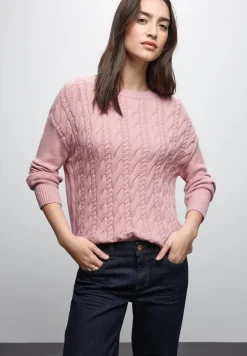 Jumper met kabelpatroon