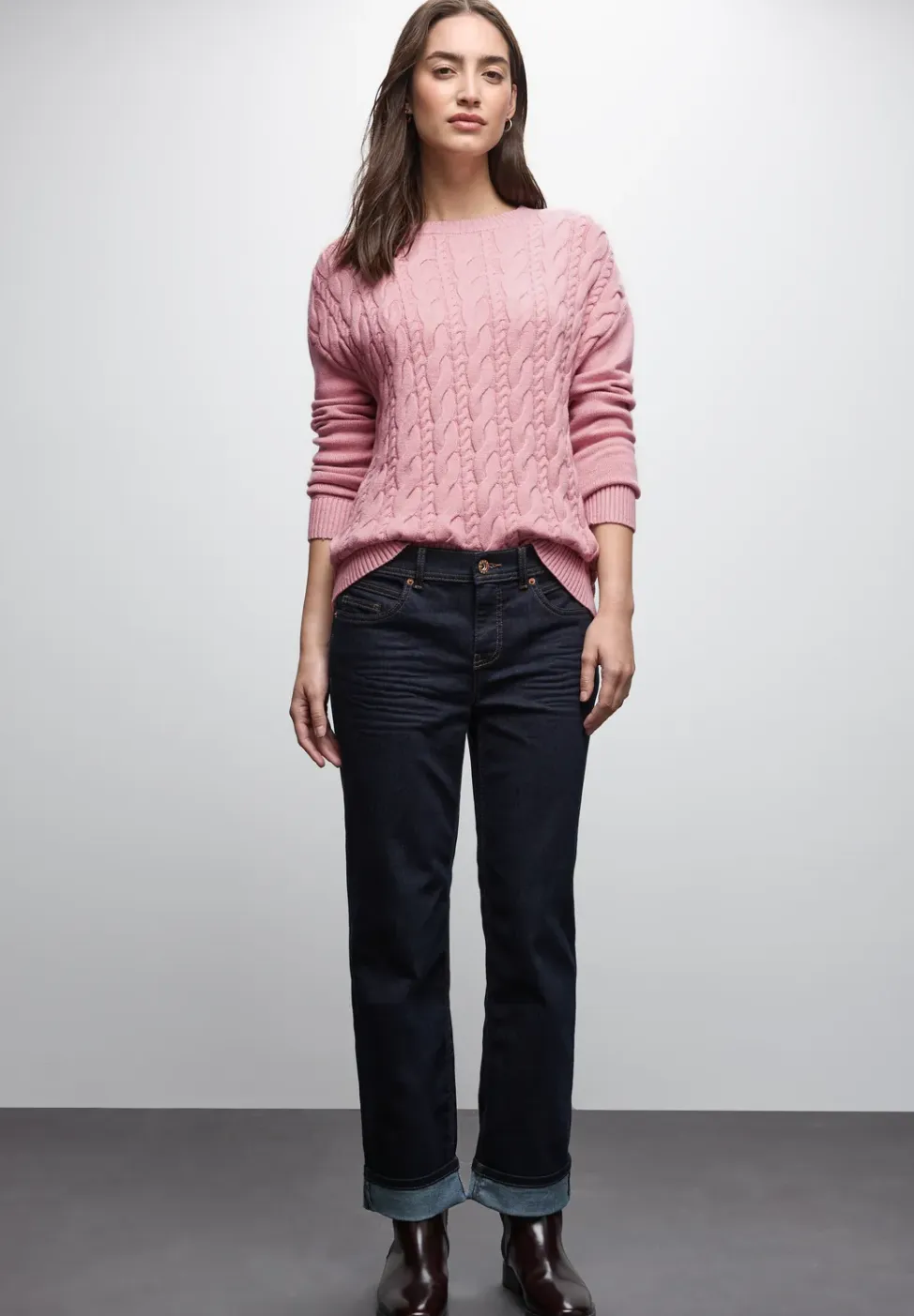 Jumper met kabelpatroon