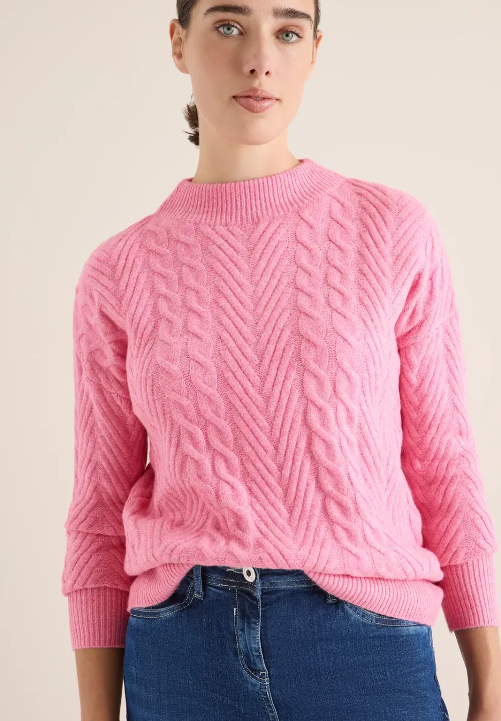 Jumper met kabelpatroon