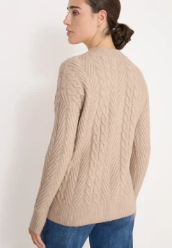 Jumper met kabelpatroon