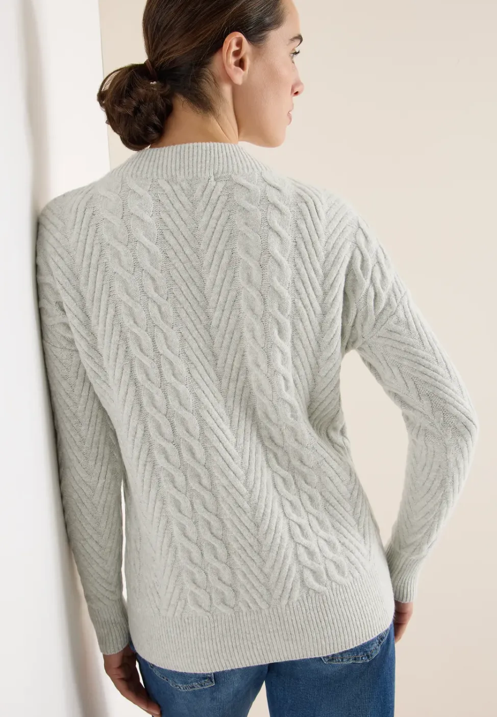 Jumper met kabelpatroon
