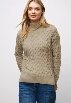 Jumper met kabelpatroon