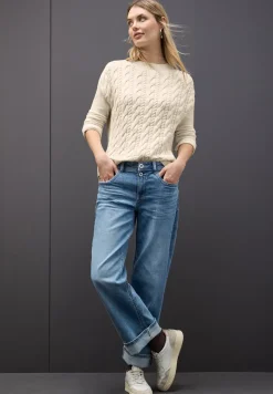 Jumper met kabelpatroon