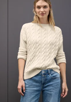 Jumper met kabelpatroon