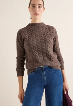 Jumper met kabelpatroon