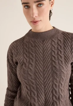 Jumper met kabelpatroon