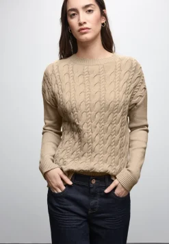 Jumper met kabelpatroon