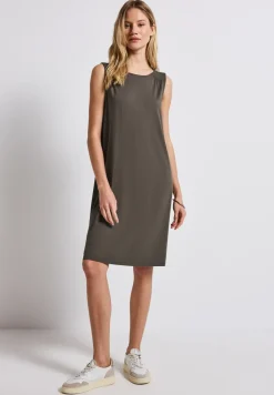 Jurk in effen kleur