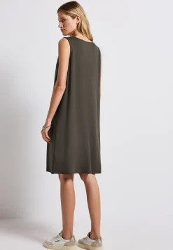 Jurk in effen kleur
