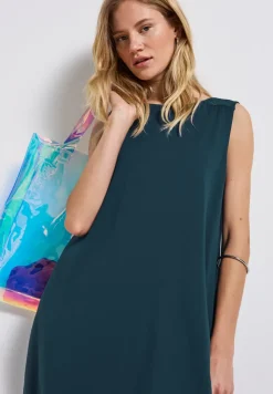 Jurk in effen kleur