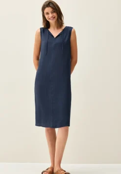Jurk in effen kleur