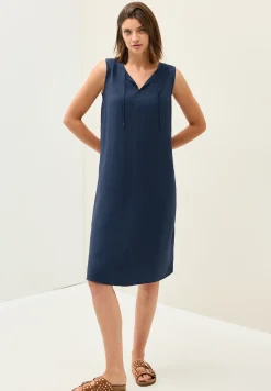 Jurk in effen kleur