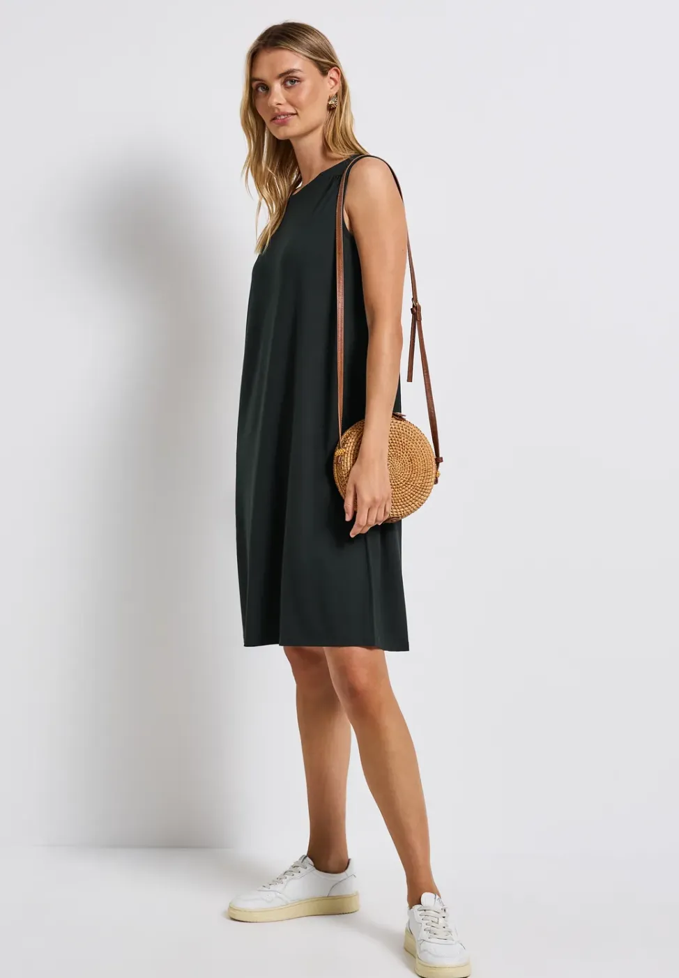 Jurk in effen kleur