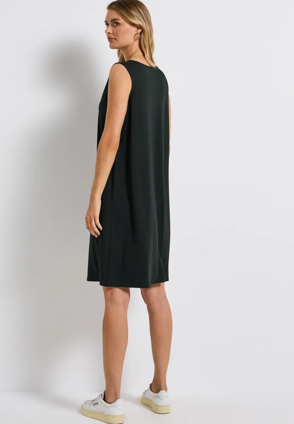 Jurk in effen kleur