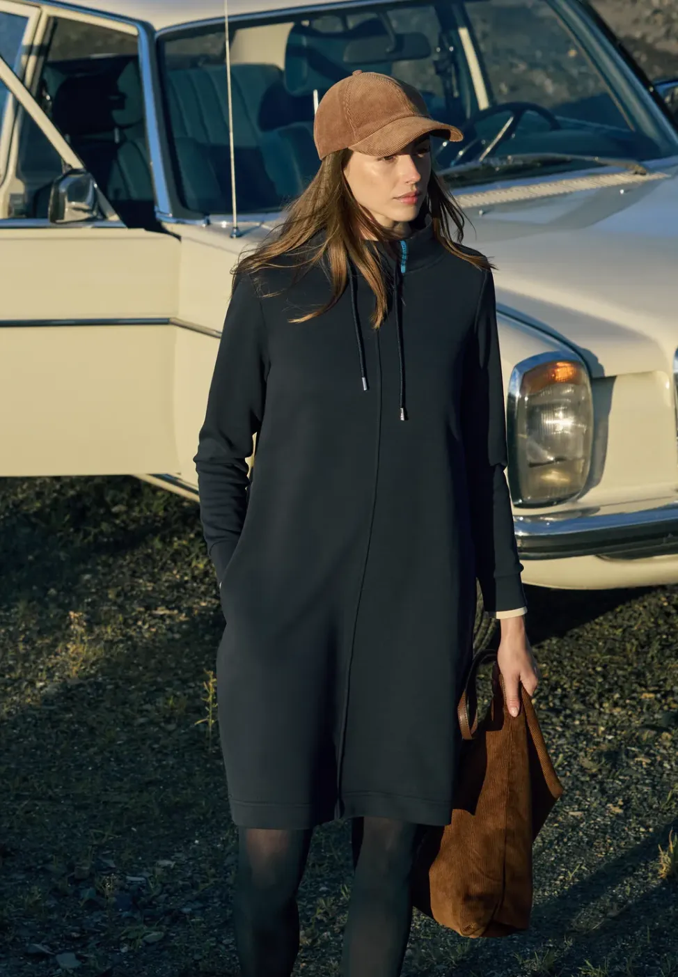 Jurk in effen kleur