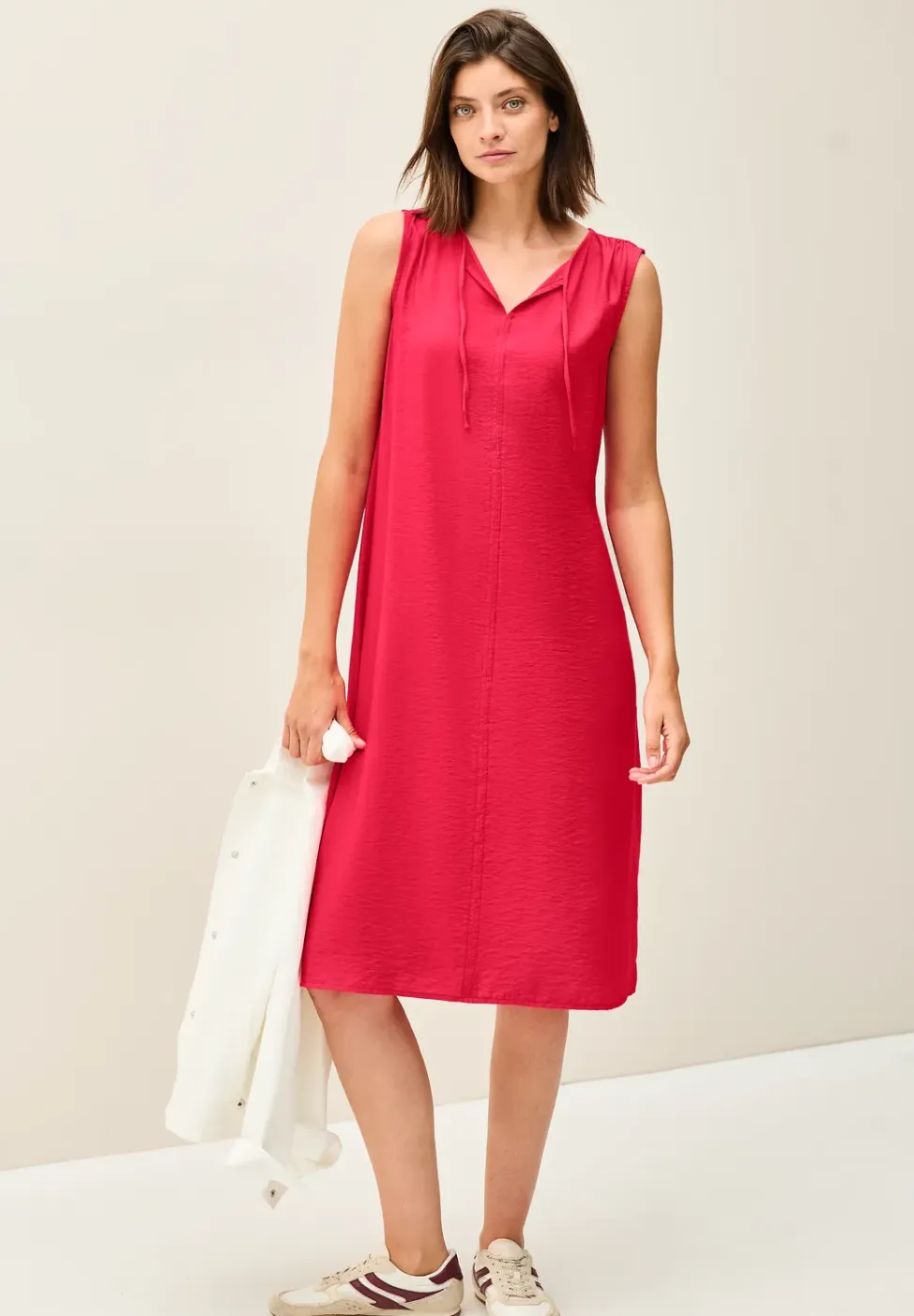 Jurk in effen kleur