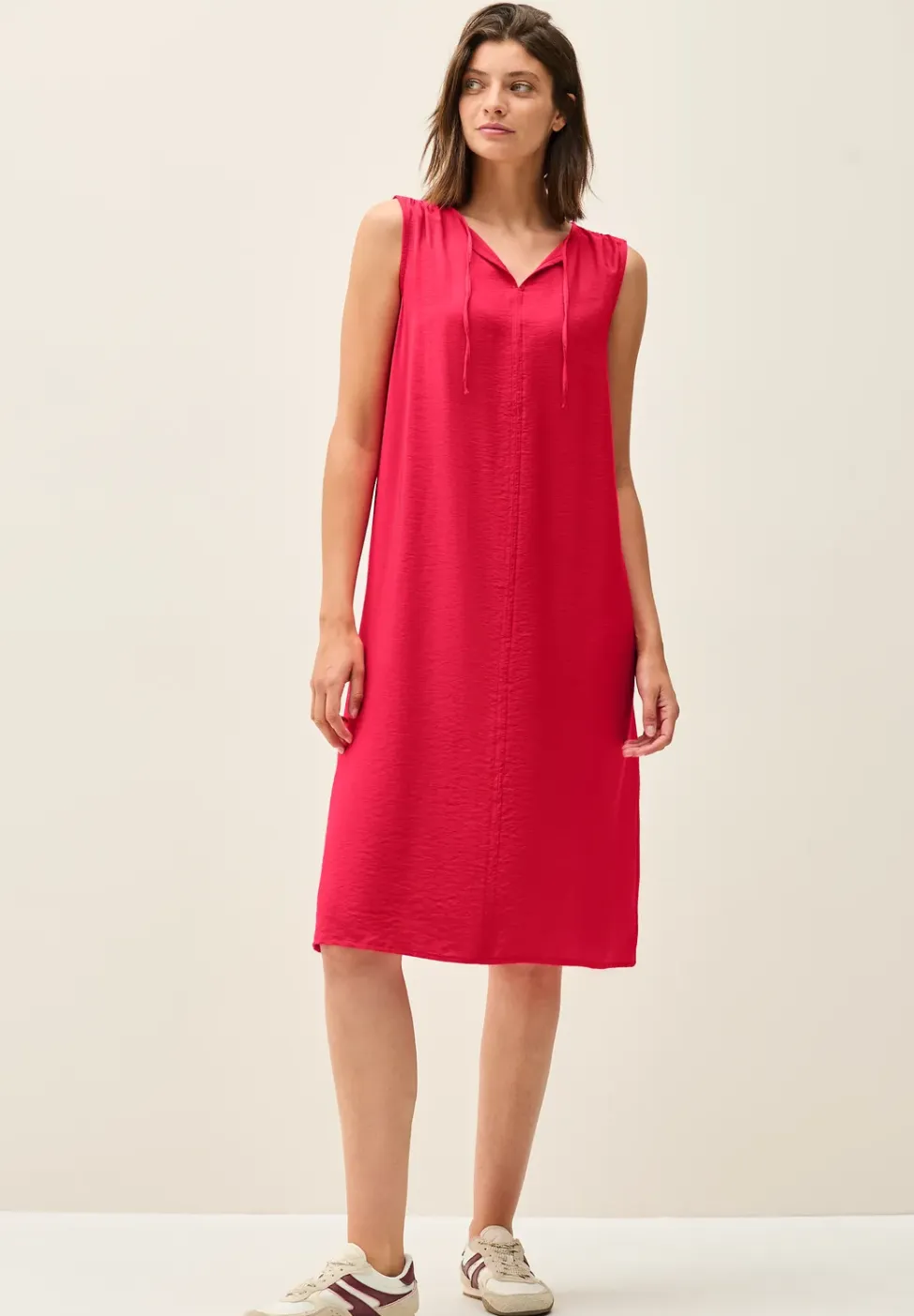 Jurk in effen kleur